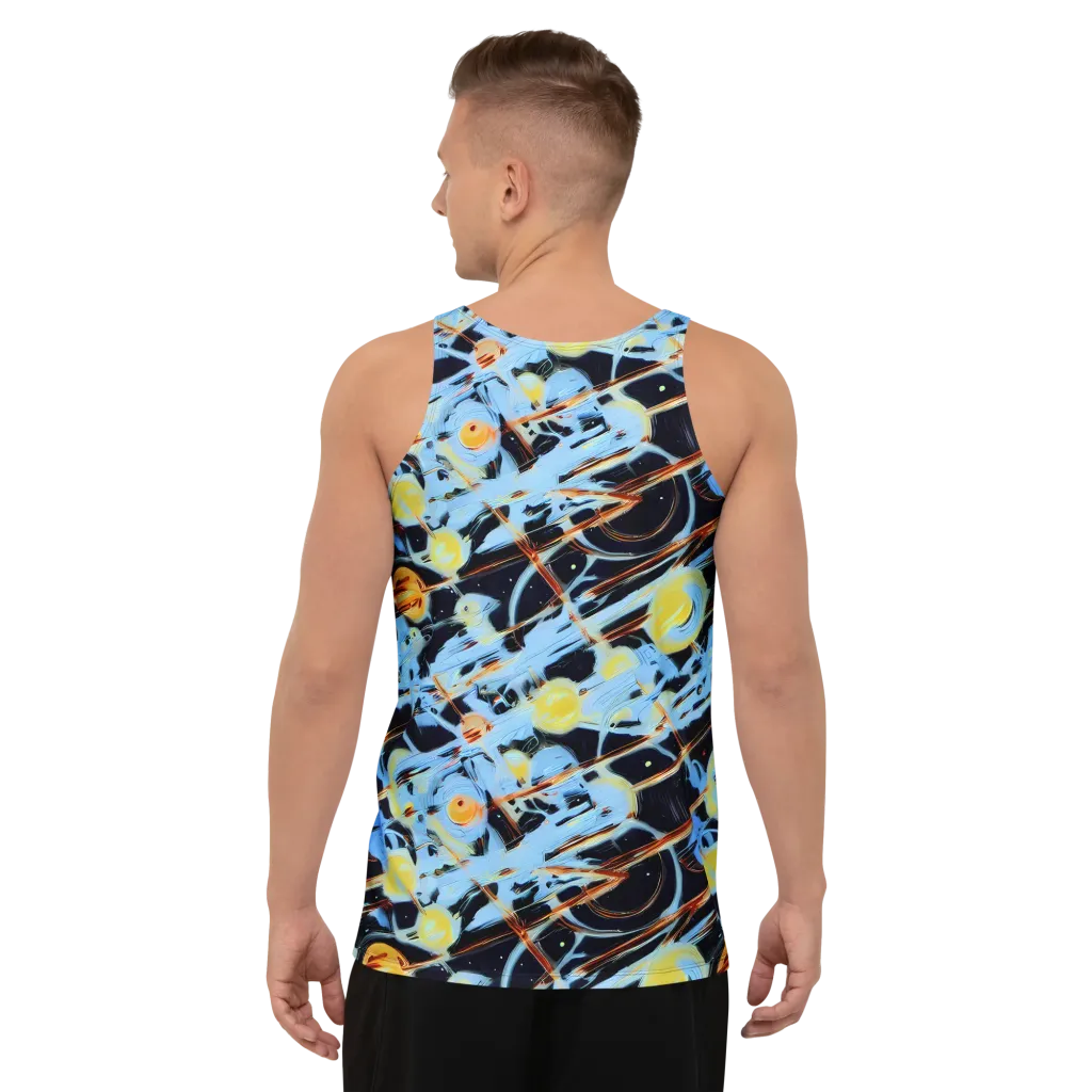 Nova Mosaic on Men's Tank Top — Back