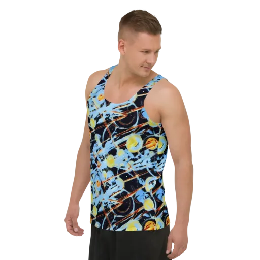 Nova Mosaic on a Men's Tank Top