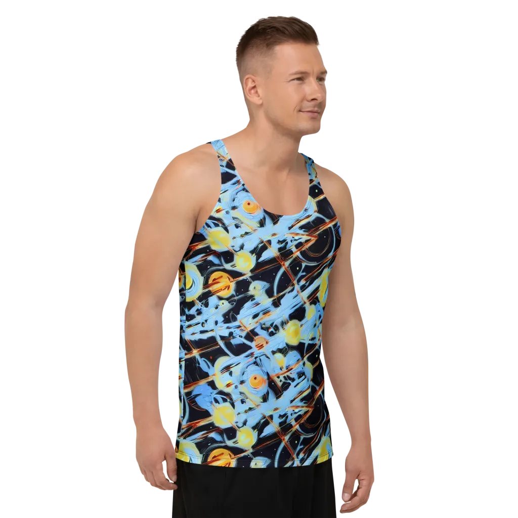 Nova Mosaic on Men's Tank Top — Right Front