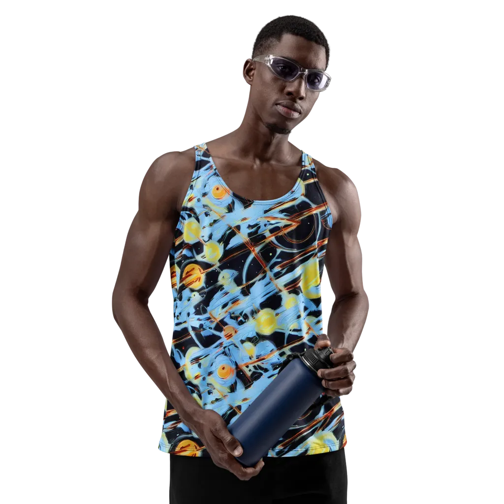 Nova Mosaic on Men's Tank Top — Front