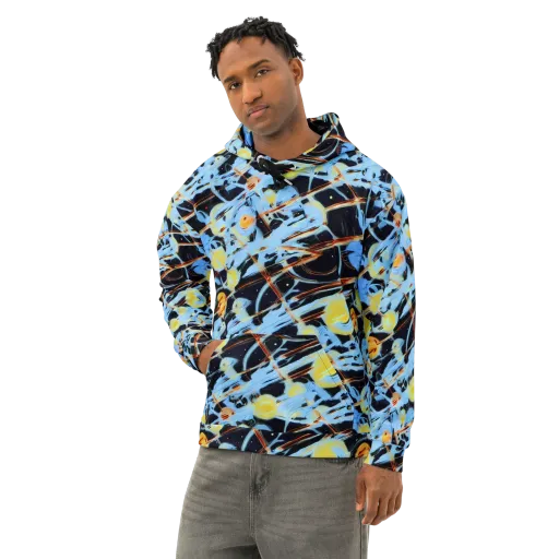 Nova Mosaic on a Cotton Hoodie