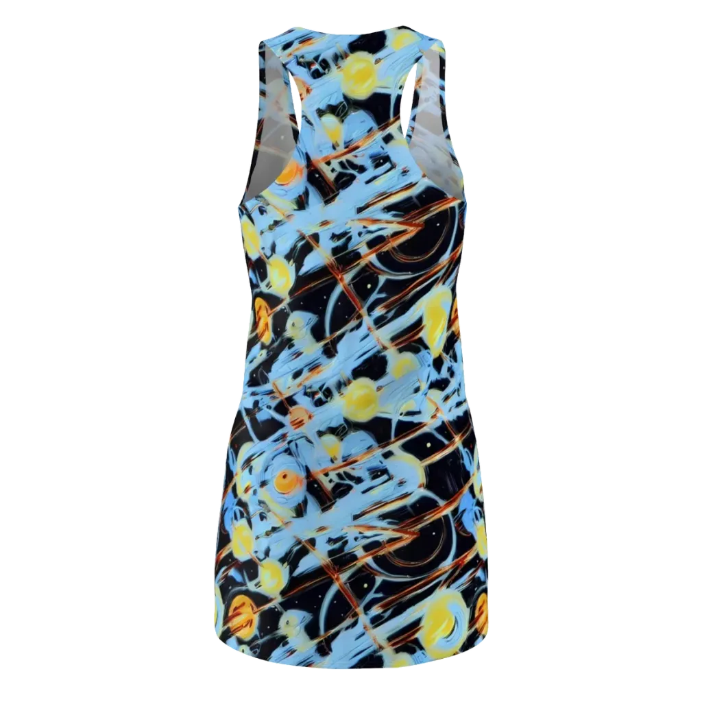 Nova Mosaic on Racerback Dress — Back