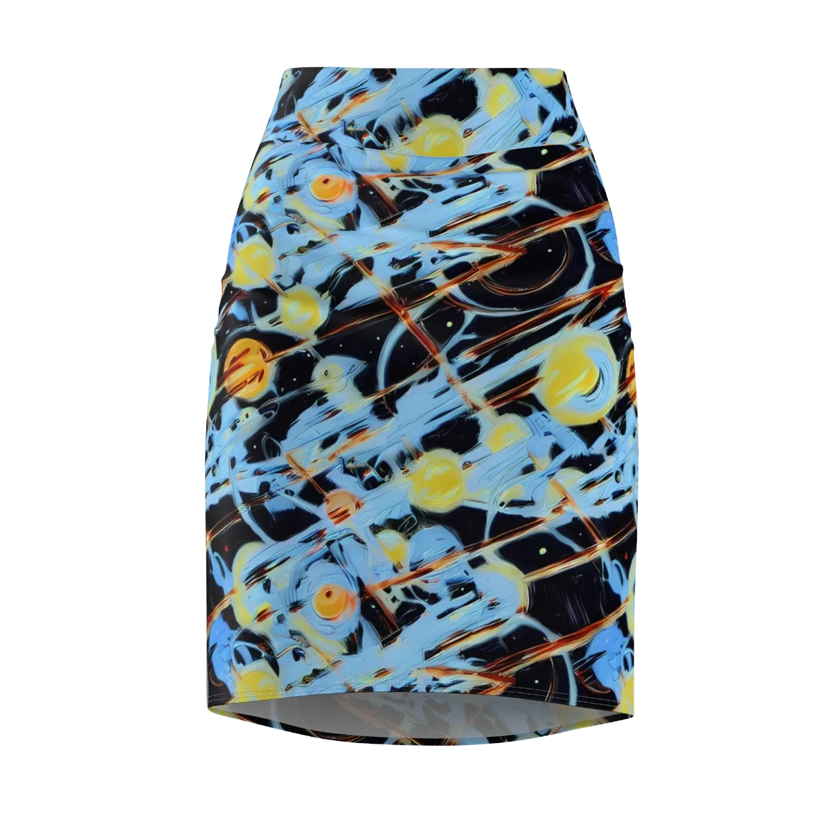 Nova Mosaic on Pencil Skirt — Front