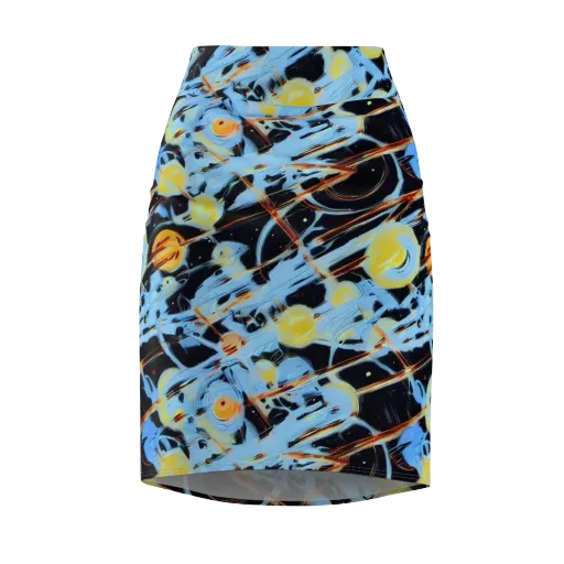 Nova Mosaic on a Pencil Skirt