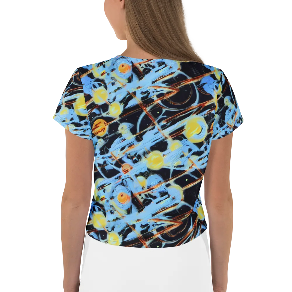 Nova Mosaic on Crop Tee — Back