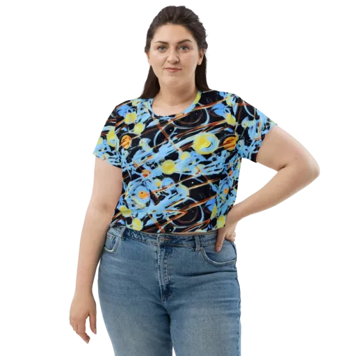 Nova Mosaic on a Crop Tee
