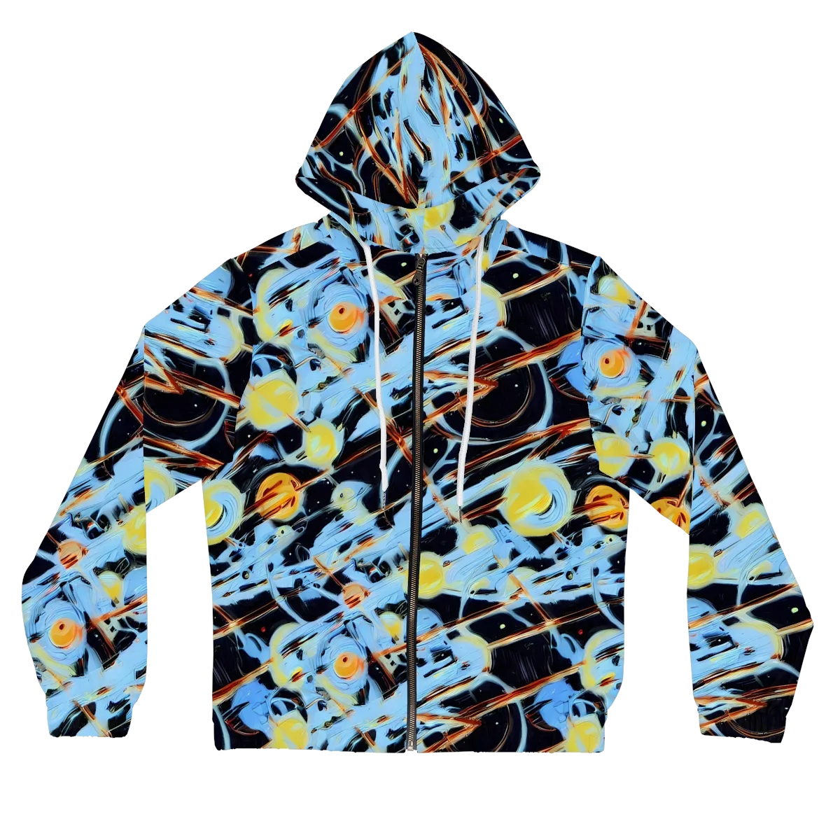 Nova Mosaic on Women's Full-Zip Hoodie — Front