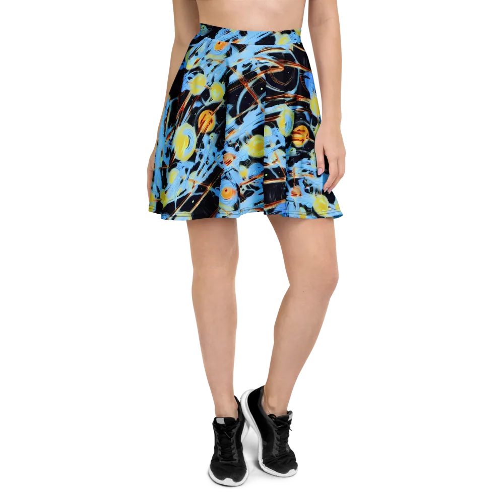 Nova Mosaic on Skater Skirt — Front