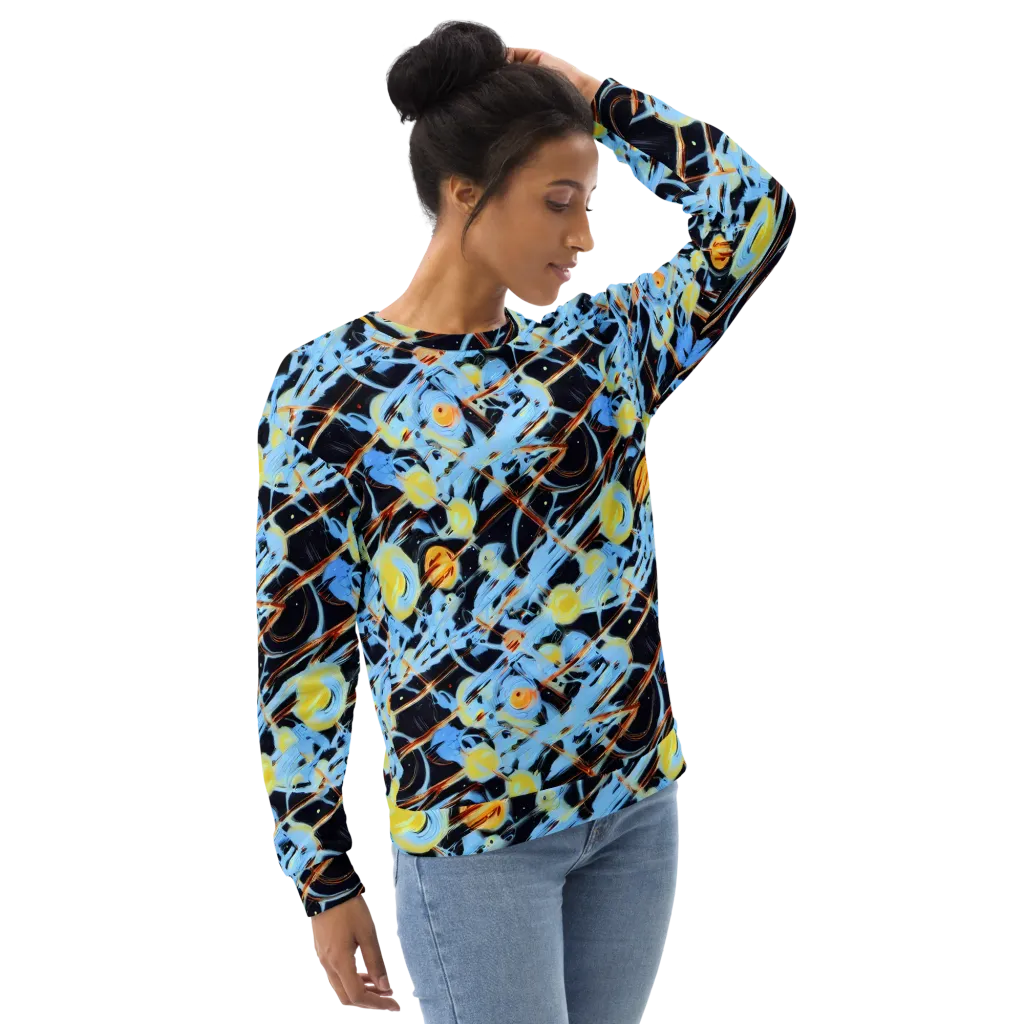 Nova Mosaic on Sweatshirt — Right Front