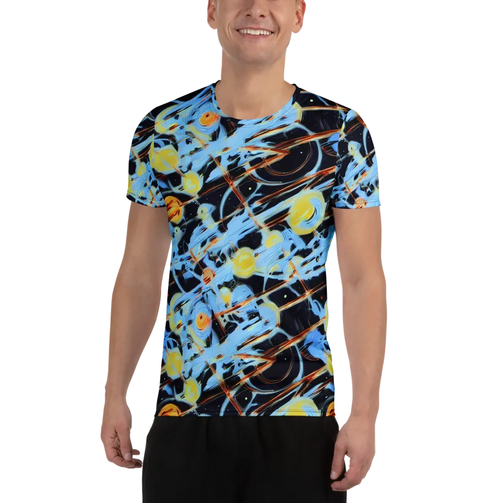 Nova Mosaic on Men's Athletic T-Shirt — Front