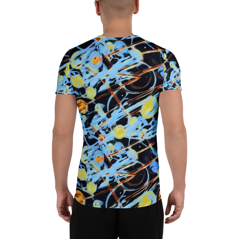 Nova Mosaic on Men's Athletic T-Shirt — Back