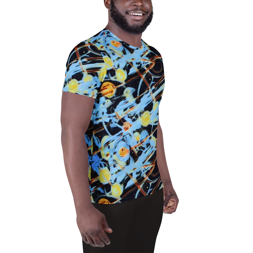 Nova Mosaic on Men's Athletic T-Shirt — Right