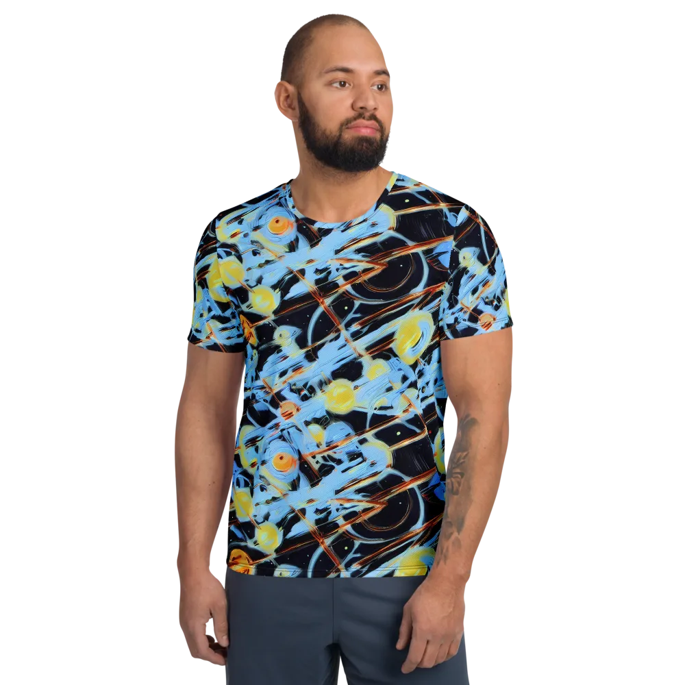 Nova Mosaic on Men's Athletic T-Shirt — Front