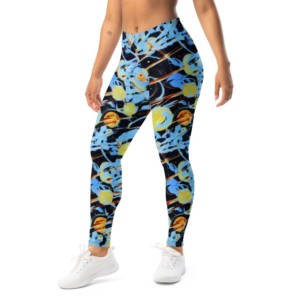 Nova Mosaic on Leggings — Left Front