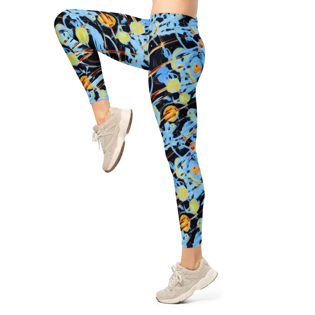 Nova Mosaic on Leggings — Left