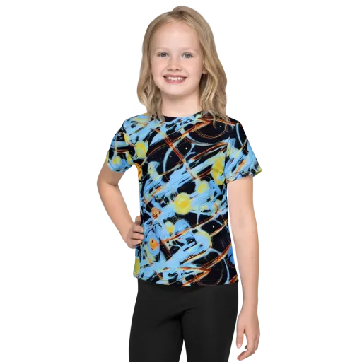Nova Mosaic on a Kids Crew Neck T-Shirt