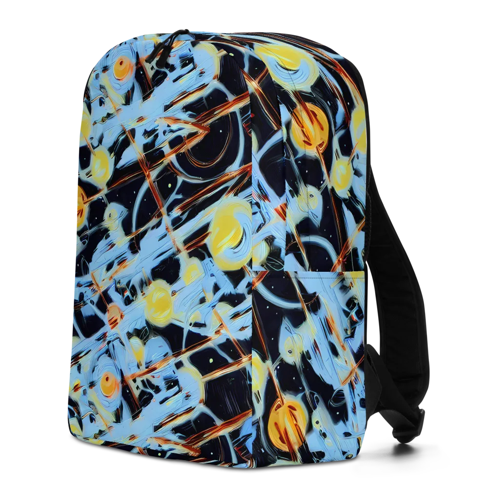 Nova Mosaic on Minimalist Backpack — Left