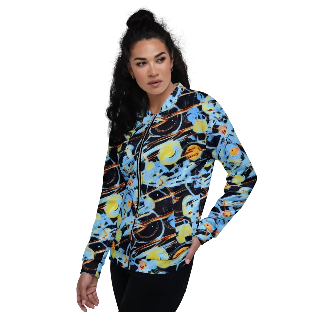 Nova Mosaic on Bomber Jacket — Left