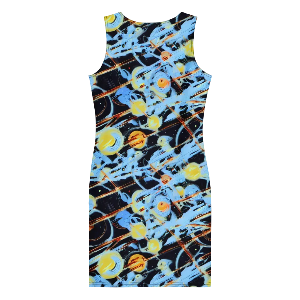 Nova Mosaic on Bodycon Dress — Back