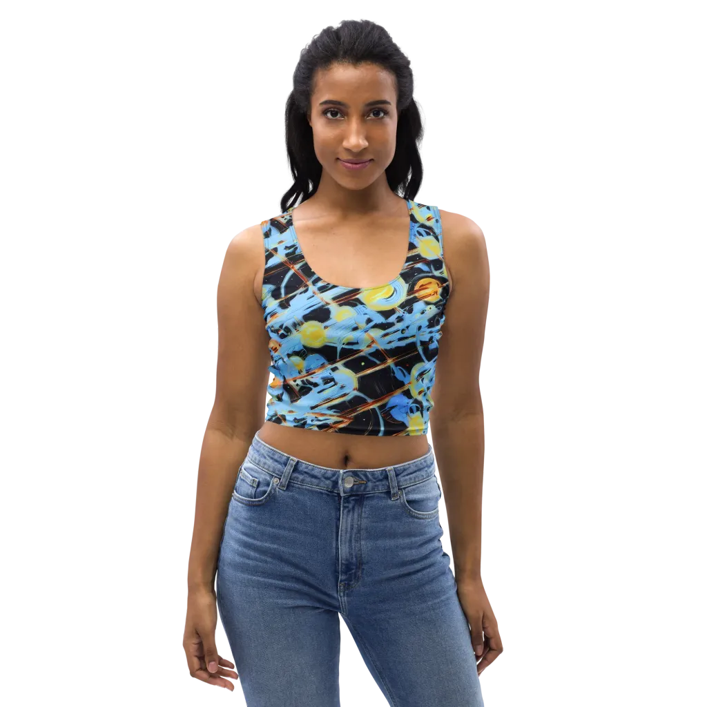 Nova Mosaic on Crop Top — Front