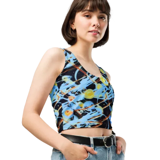 Nova Mosaic on a Crop Top