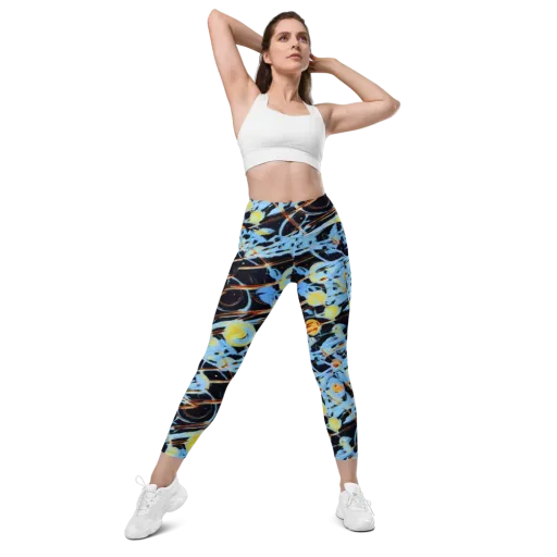 Nova Mosaic on a Leggings with Pockets