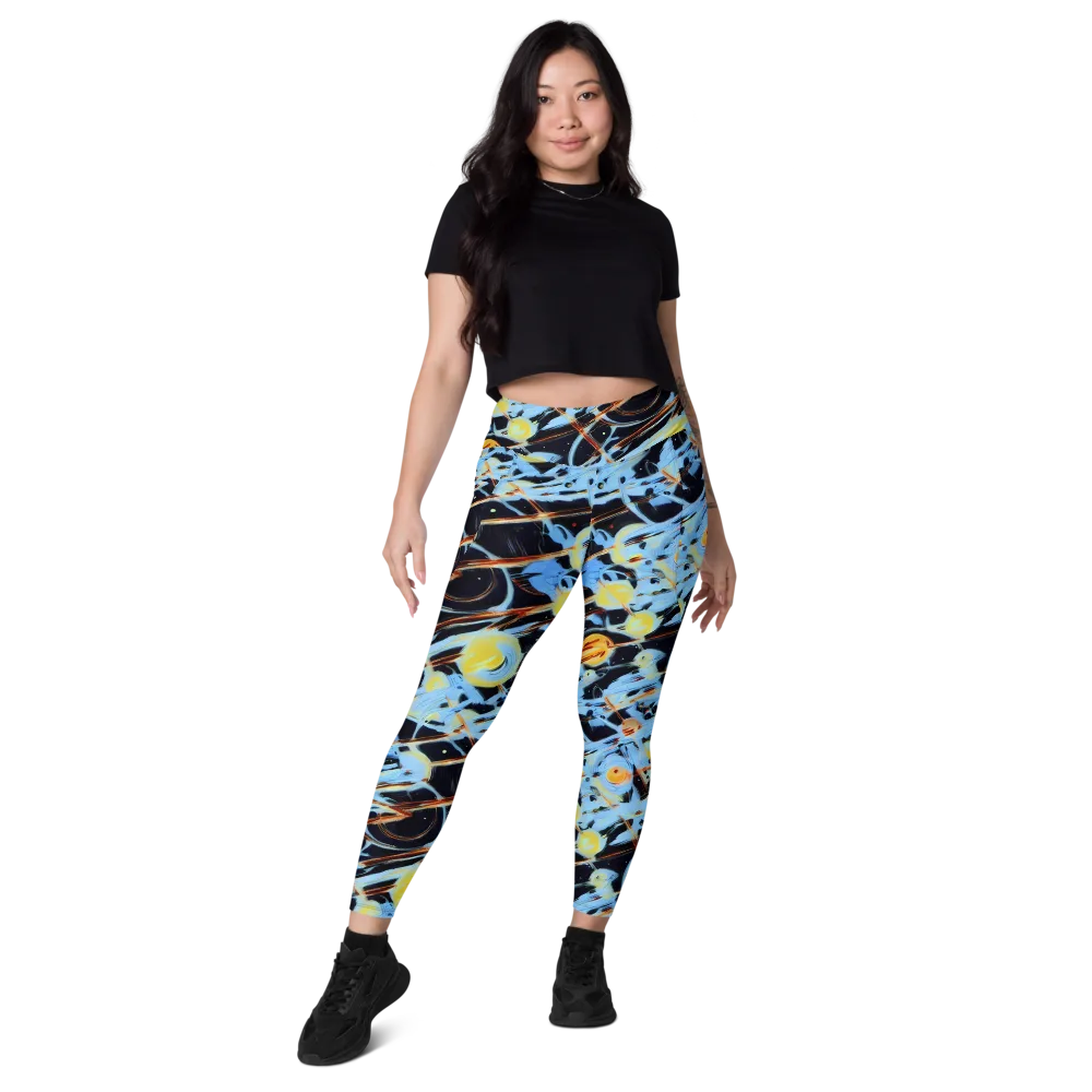 Nova Mosaic on Leggings with Pockets — Front