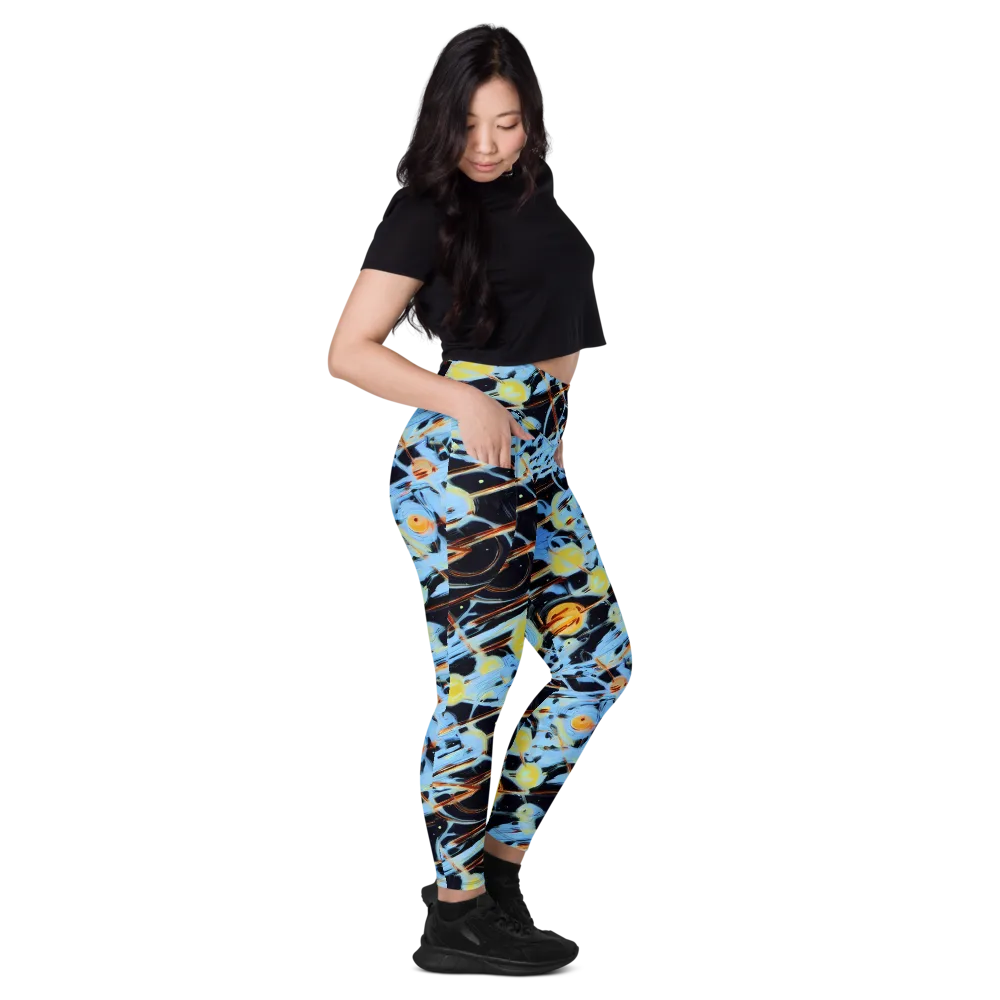 Nova Mosaic on Leggings with Pockets — Right