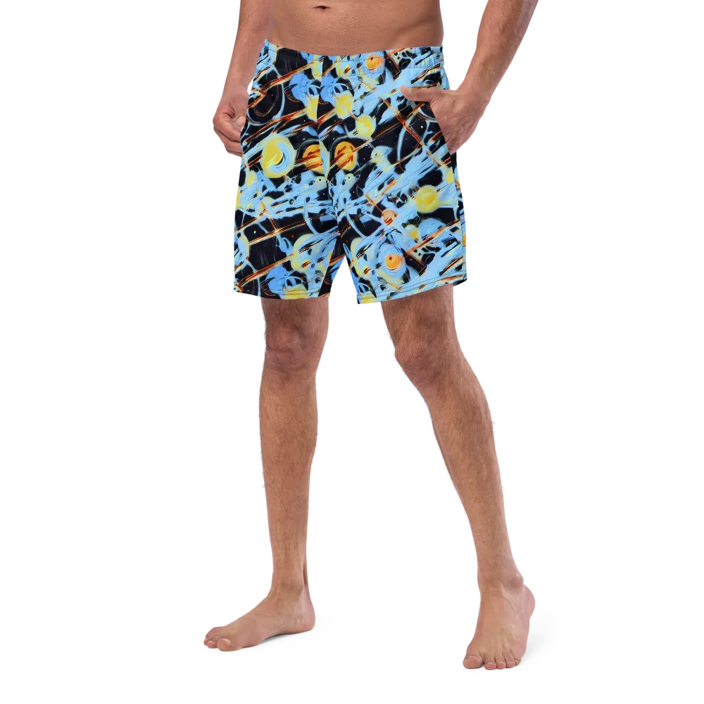 Nova Mosaic on Swim Trunks — Left Front