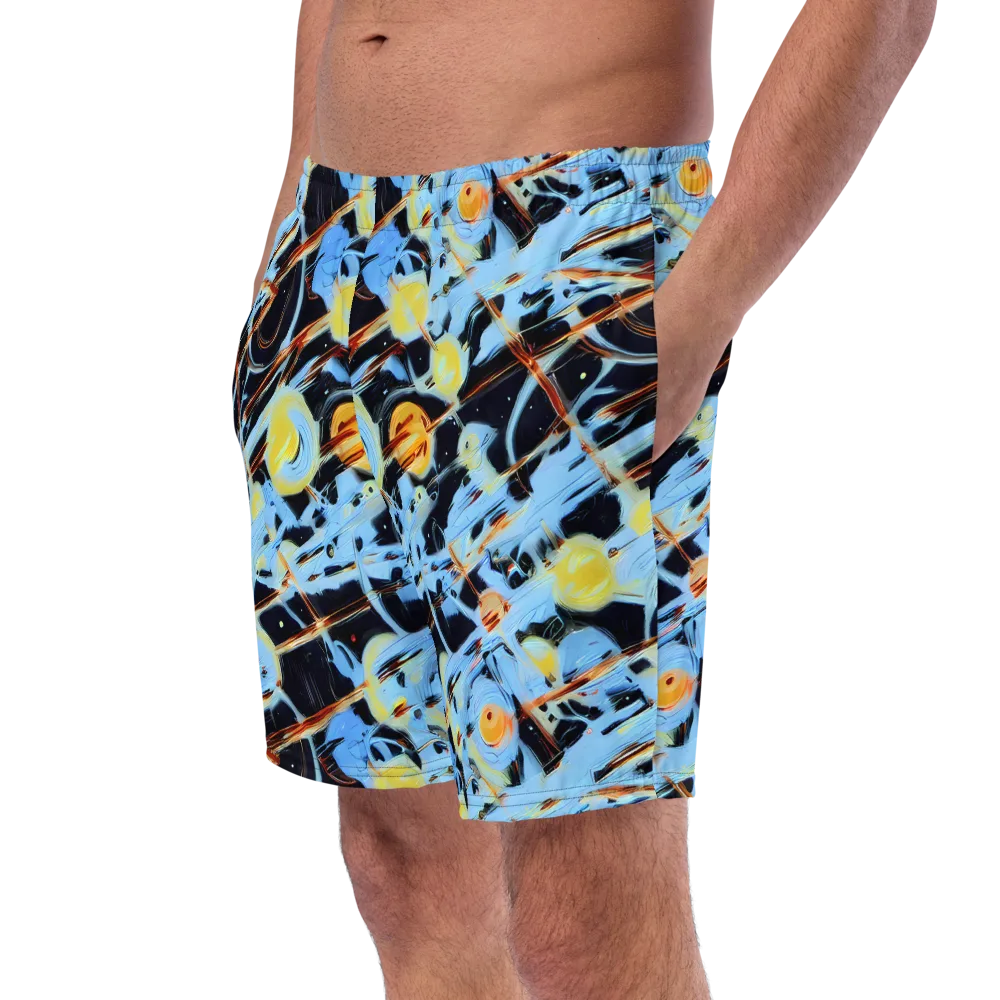 Nova Mosaic on Swim Trunks — Left Front