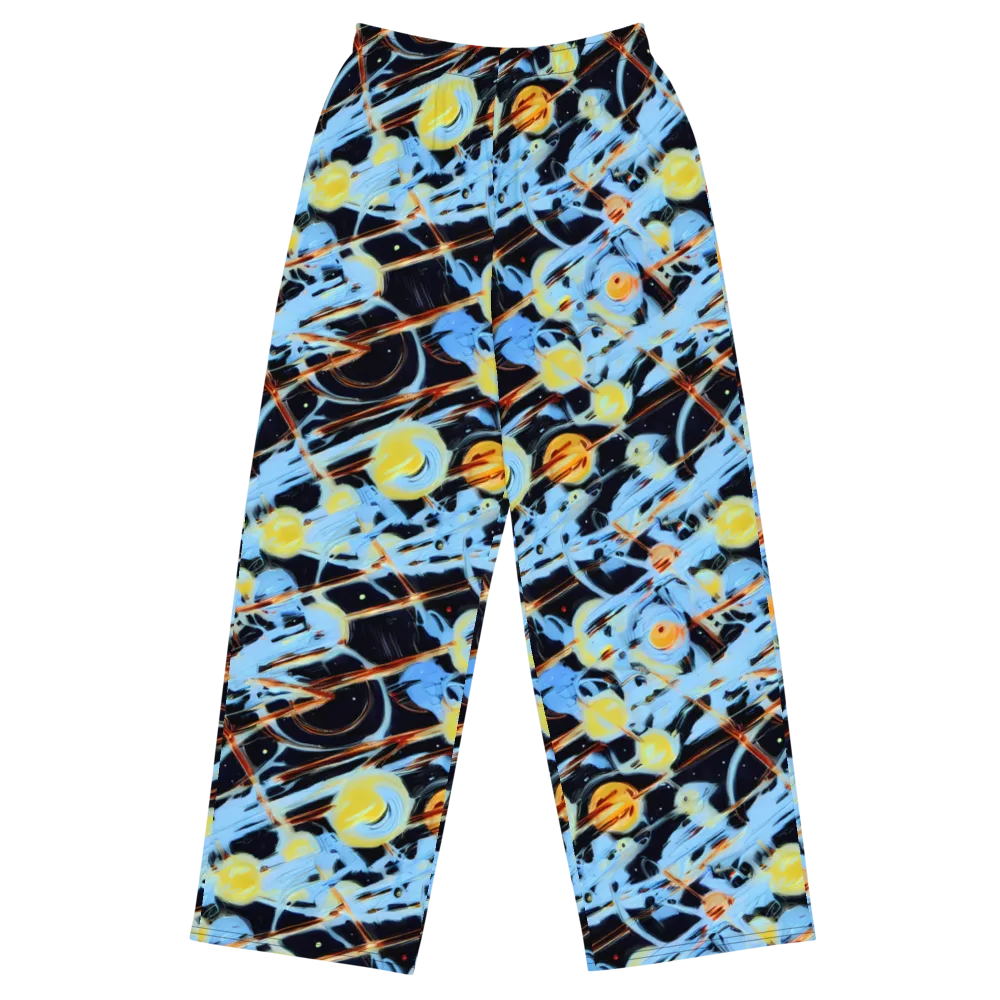 Nova Mosaic on Wide-Leg Pants — Front