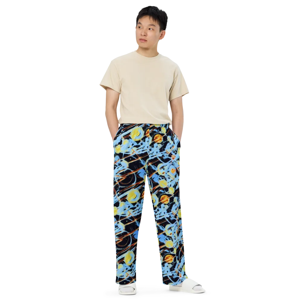 Nova Mosaic on Wide-Leg Pants — Front