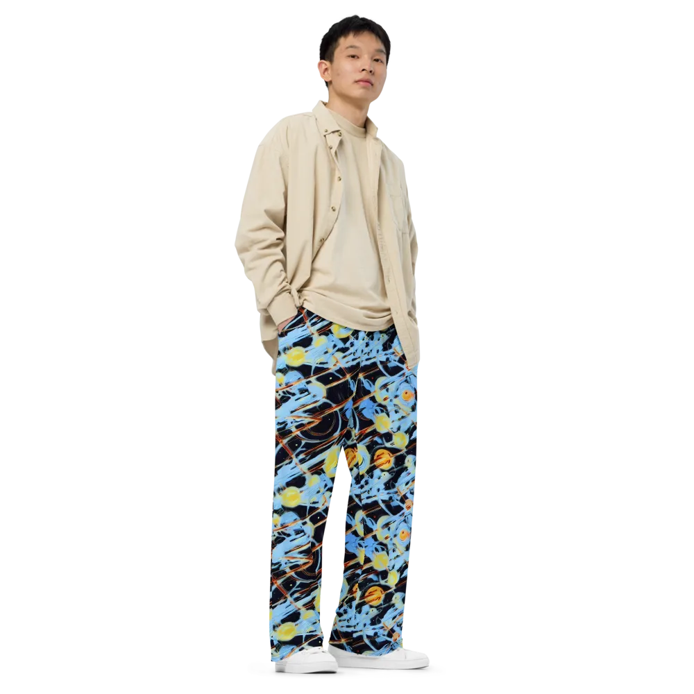Nova Mosaic on Wide-Leg Pants — Right Front