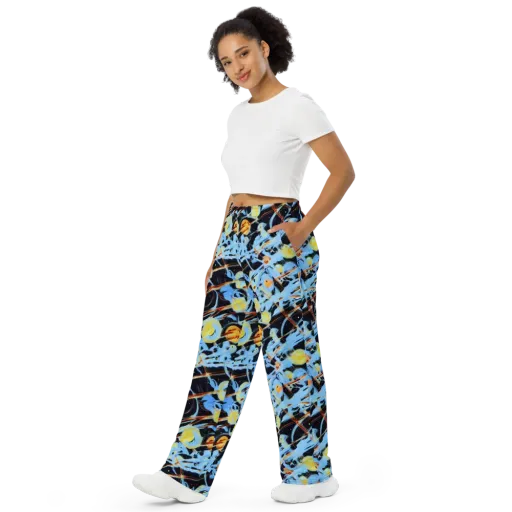 Nova Mosaic on a Wide-Leg Pants