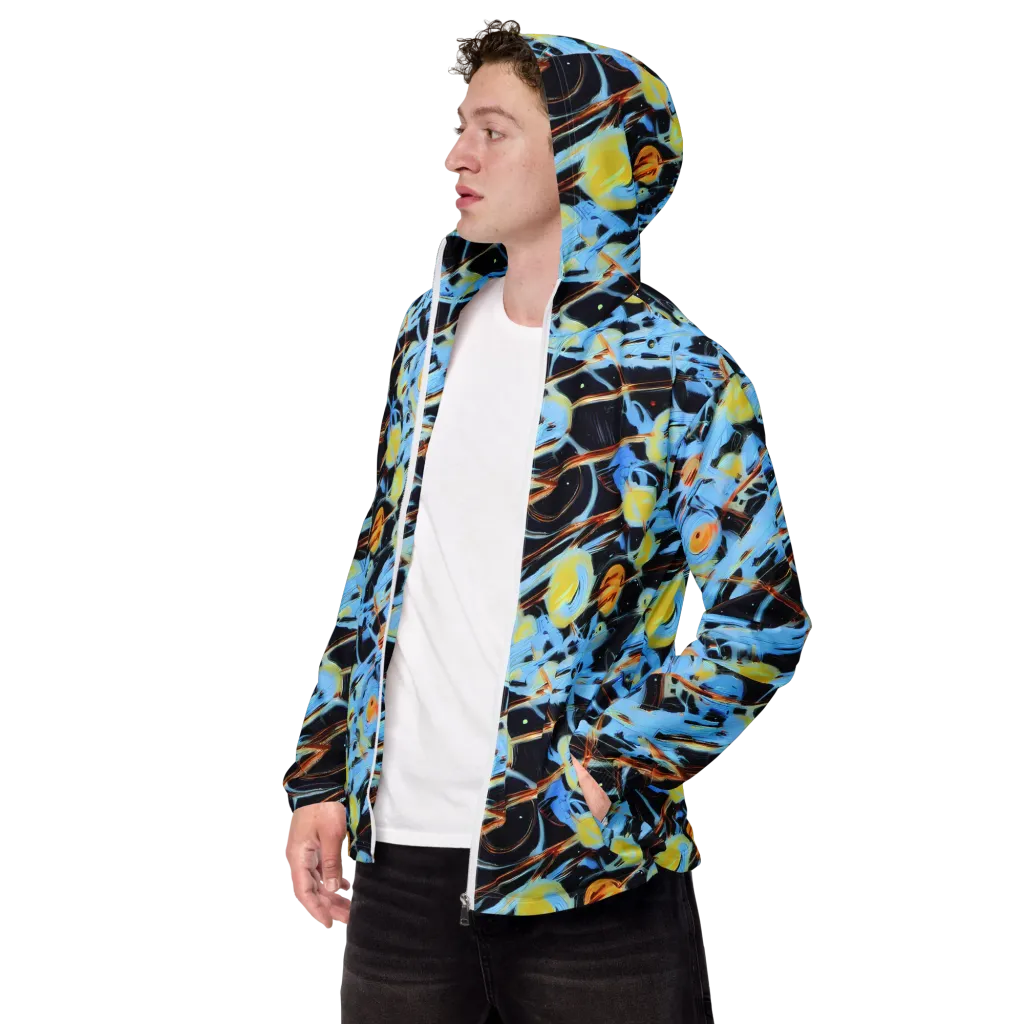 Nova Mosaic on Men's Windbreaker — Left Front