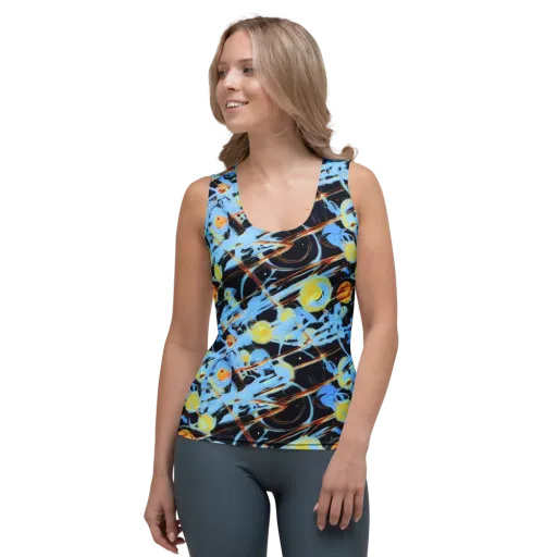 Nova Mosaic on a Women's Tank Top