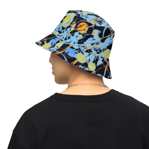 Nova Mosaic on a Reversible Bucket Hat