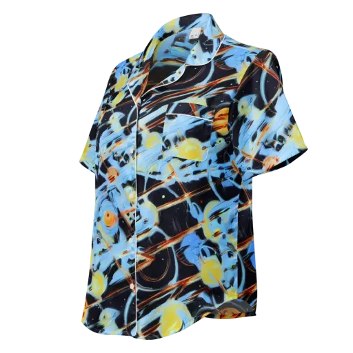 Nova Mosaic on a Women's Short Sleeve Pajama Top