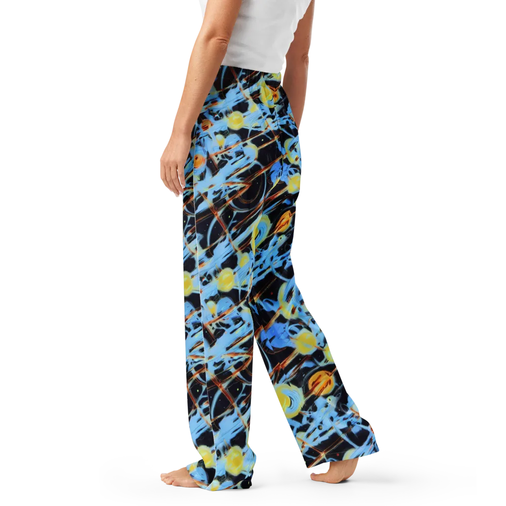 Nova Mosaic on Women's Pajama Pants — Left