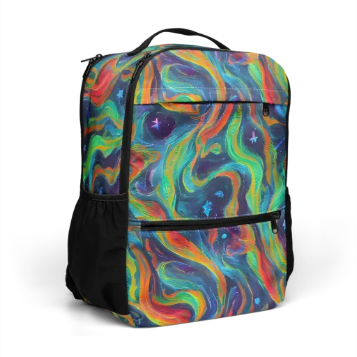 Firewater Swirl on a Utility Backpack