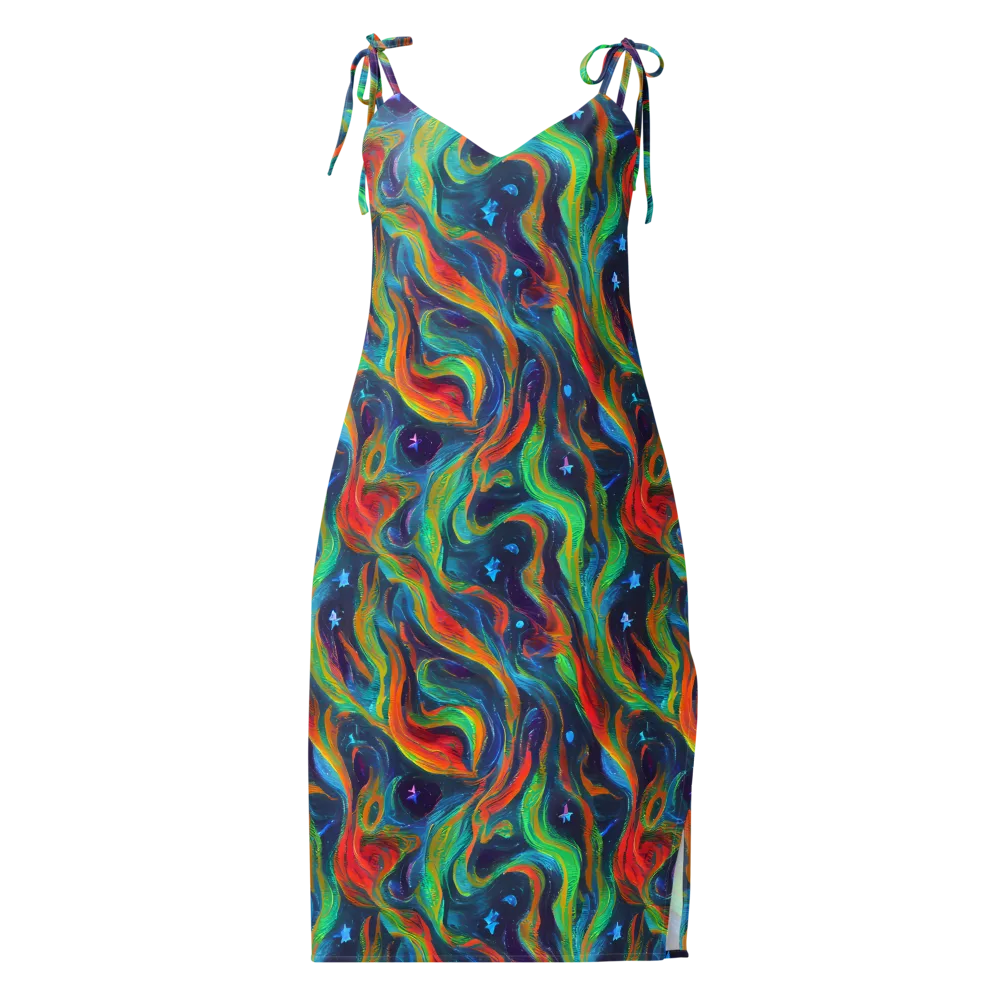 Firewater Swirl on Slip Dress — Front