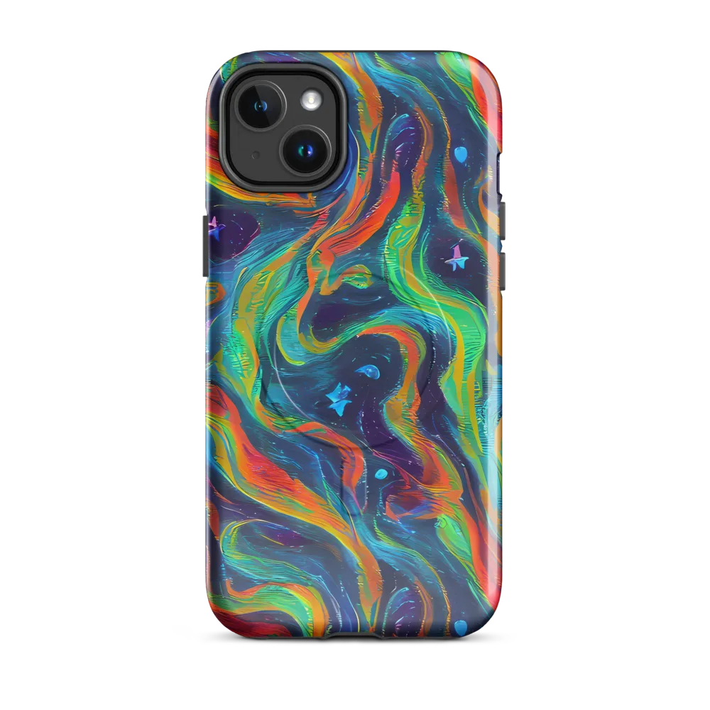 Firewater Swirl on MagSafe Tough Case for iPhone® — Front