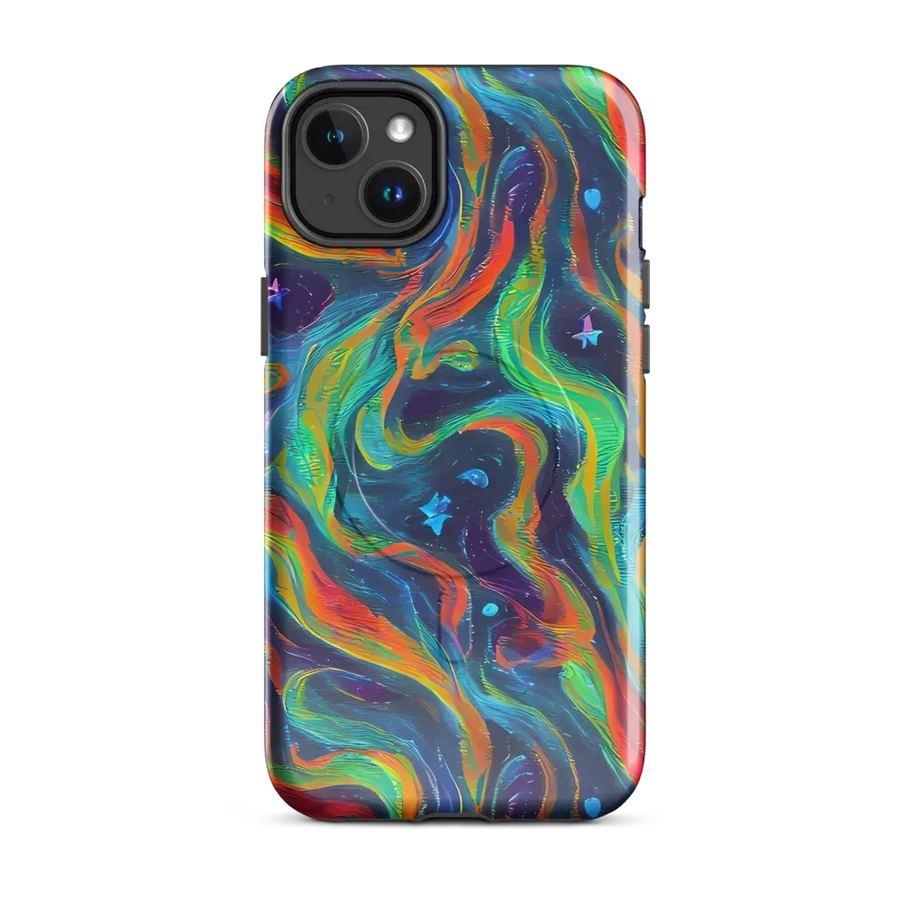 Firewater Swirl on MagSafe Tough Case for iPhone® — Front
