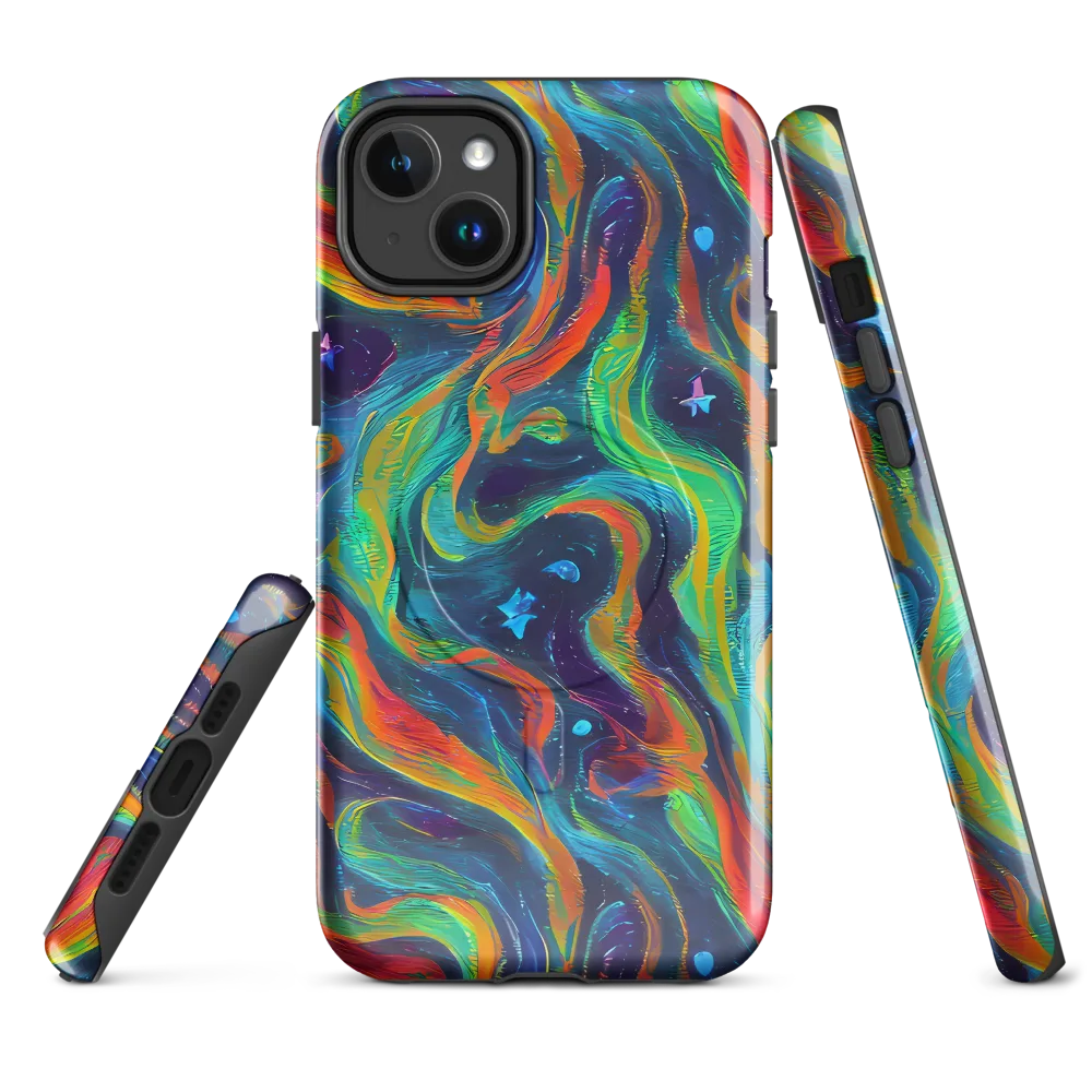 Firewater Swirl on MagSafe Tough Case for iPhone® — Front