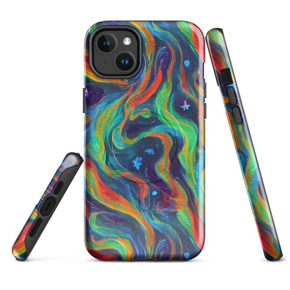 Firewater Swirl on MagSafe Tough Case for iPhone® — Front