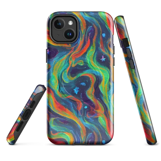 Firewater Swirl on a MagSafe Tough Case for iPhone®