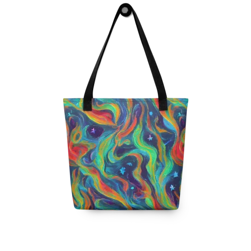 Firewater Swirl on a Tote Bag