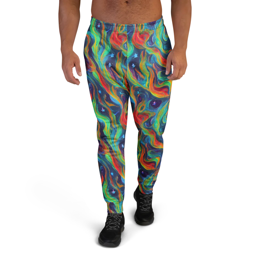 Firewater Swirl on Men's Joggers — Front