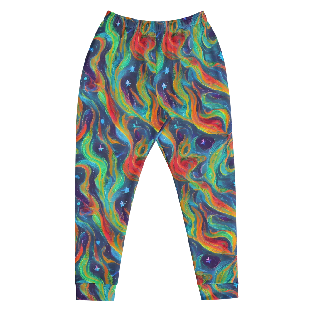 Firewater Swirl on Men's Joggers — Front