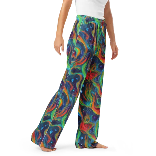Firewater Swirl on a Women's Pajama Pants